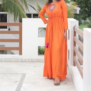 The Marigold Long Kurti