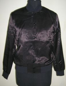 Lightweight Black Satin Jackets