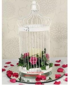 Bridal White Bird Cage