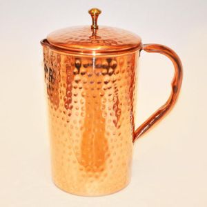 COPPER HAMMERED JUG