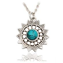Turquoise Gemstone 925 Sterling Silver Pendant