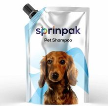 Pet Shampoo Plastic Spout Bag Pouch