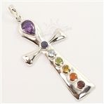 Chakra Cross Pendant