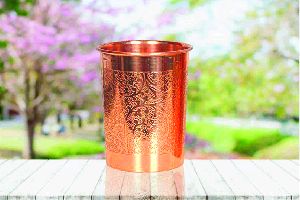 Copper Embossed Water Glasses