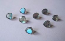 Labradorite Heart Loose Gemstone