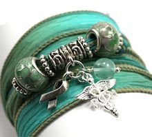 High Quality Dyed Cotton Ribbon Bracelet