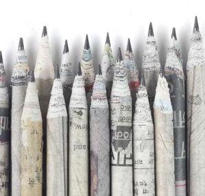 Newspaper Pencil