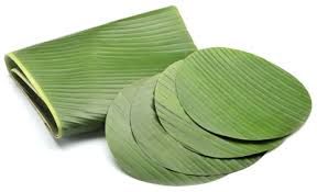 Fresh Green Banana Leaves