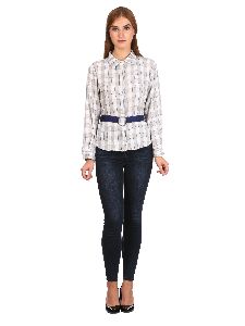 Ladies Formal Printed Shirts