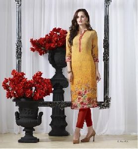 Georgette Printed Kurti