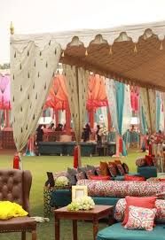 Multi Colored Wedding Tent Fabric