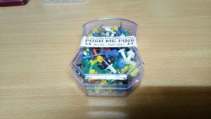 100 Pieces Push Pin Pack