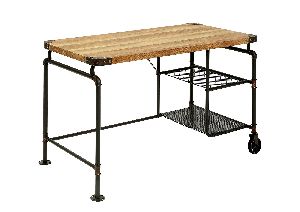 Wood & Iron Desk