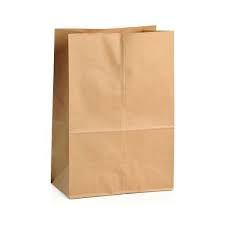 Plain Brown Kraft Paper Bags