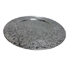 Nickel Large Size Silver Round Plate