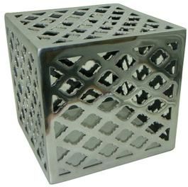 Square Aluminium Metal Stool