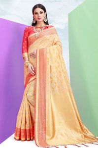 Punjabi Silk Jaquard Saree