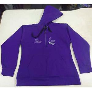 Ladies Purple Full Sleeve Sweatshirt