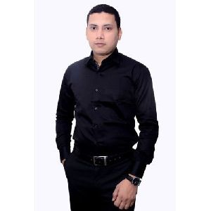 Mens Black Shirt