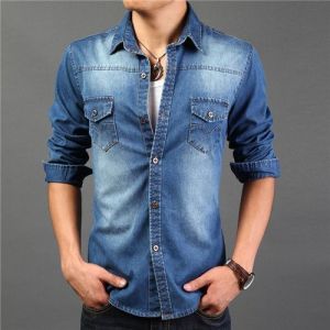 mens denim shirt