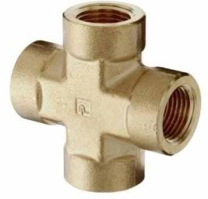 Brass Pipe Cross