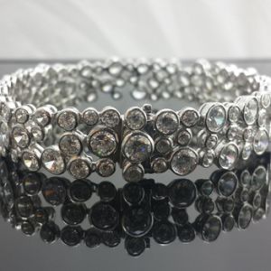 bracelet pretty round cubic zirconia unique style jewelry