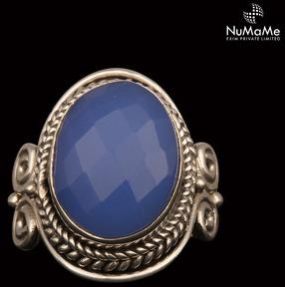 Blue Quartz Princess Ring