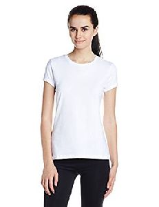 Ladies Cotton Round Neck T- Shirt