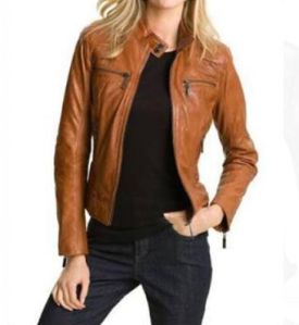 Ladies Stylish Leather Jacket