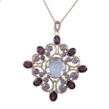 Amethyst cluster Pendant