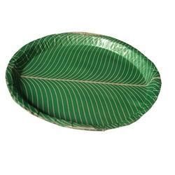 green buffet plate