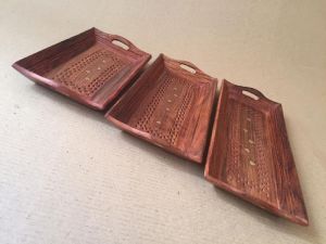 Wooden Carved Tray