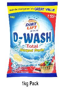 D wash detergent powder