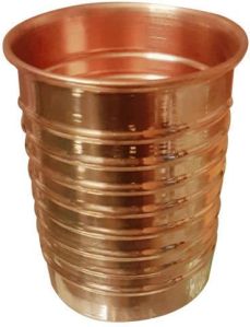 Copper Fancy Lassi Glass