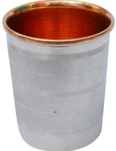 Copper Round Lassi Glass