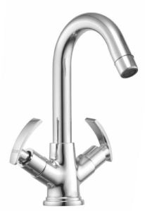 Drizzle Basin Mixer Soft Brass