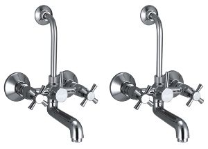 Drizzle Wall Mixer 2 in 1 Corsa Brass - Set of 2
