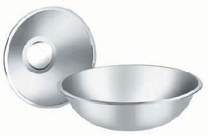Stainless Steel Flat Mixing Bowl