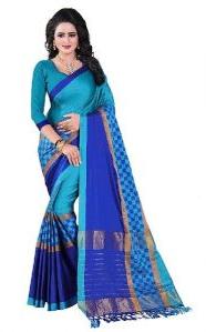 Party Wear Cotton Saree