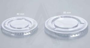 80mm / 95mm Flat Lid with Straw Cut / without Straw cut