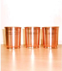 3 Piece Copper Glass Set