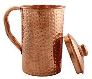 COPPER HAMMERED JUG