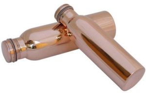 Copper Plain Water Bottle Set