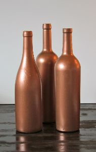 Copper Plain Wine Bottle