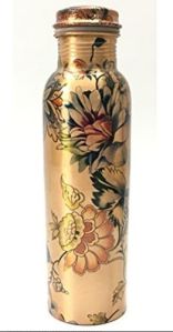 Copper Printed Water Bottle