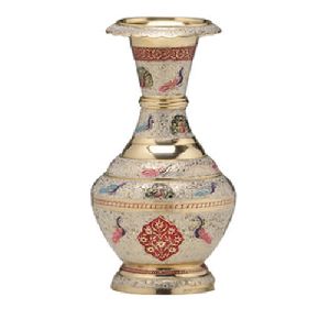 Antique Brass Flower Vase