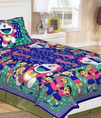 Cartoon Print Bed Sheets