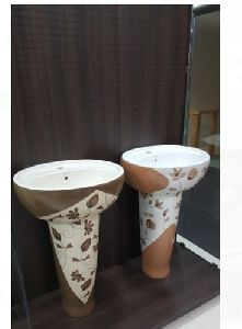 designer pedestal wash basin