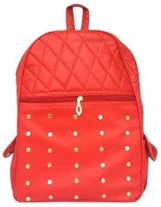 Girls Rexine School Bag