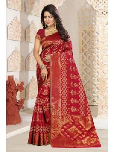 Kanjivaram Art Silk Saree With Free Blouse